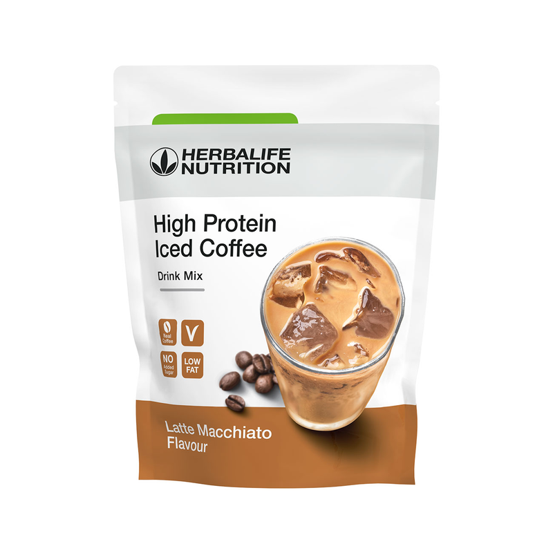 H012KHigh Protein Iced Coffee Latte Macchiato High Protein Iced Coffee Latte Macchiato